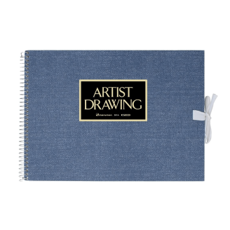 Maruman Artist Medallion Sketchbook F1 Azul (16,1 x 22,5 cm) [S51A-02] - (204gsm, 20 Hojas)